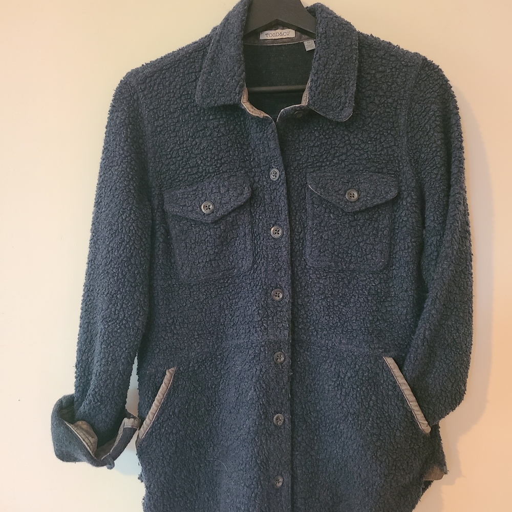 Toad&Co Navy Fleece Jacket